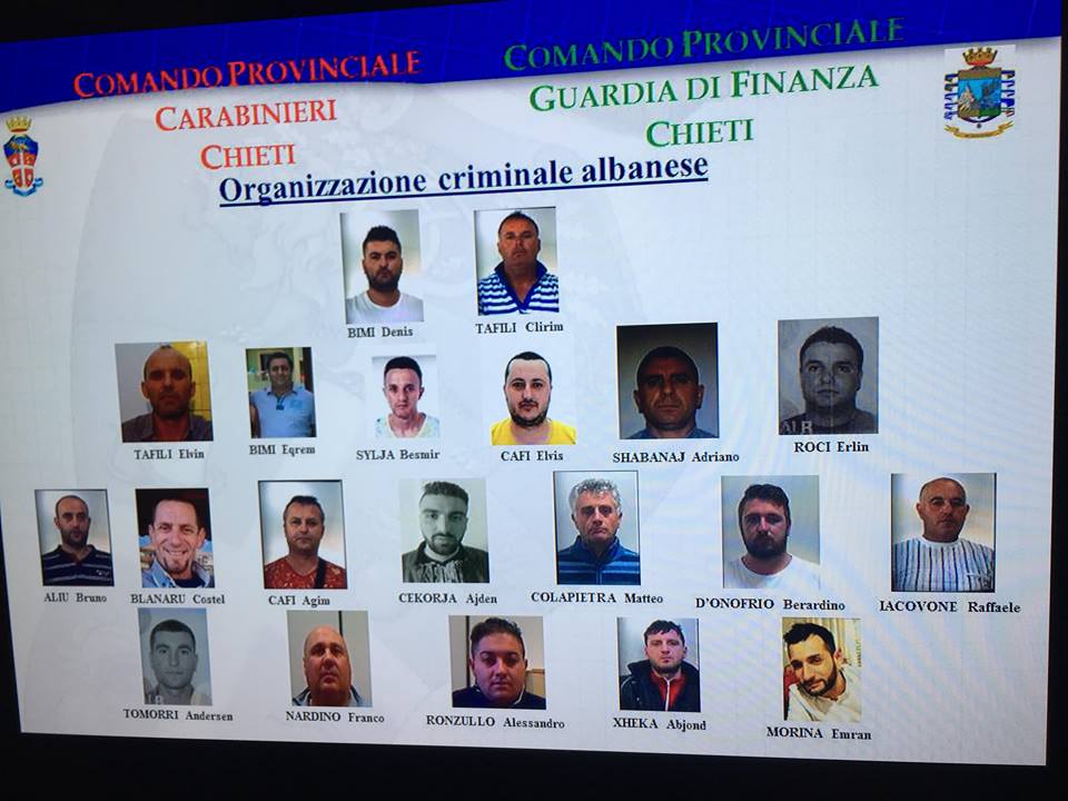 Gli arrestati