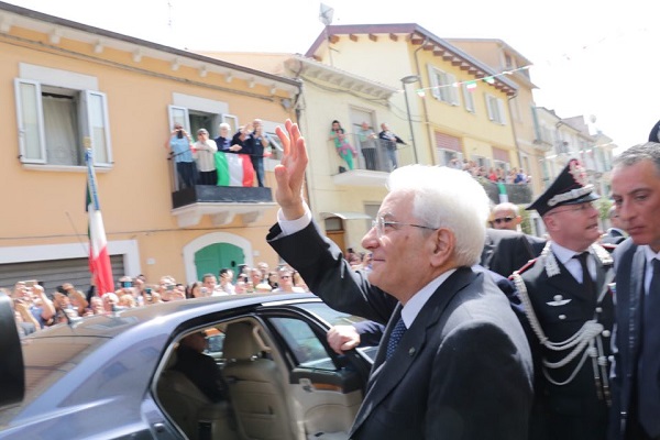 Mattarella a Casoli