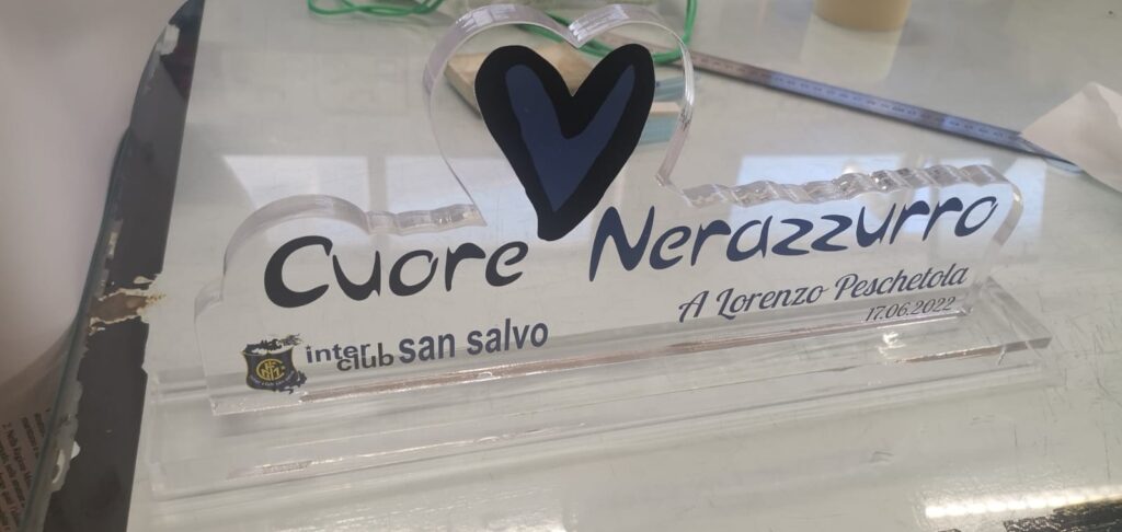 Per Lorenzo Peschetola il premio Cuore Nerazzurro dell'Inter Club San Salvo 2 IMG 20220618 090428