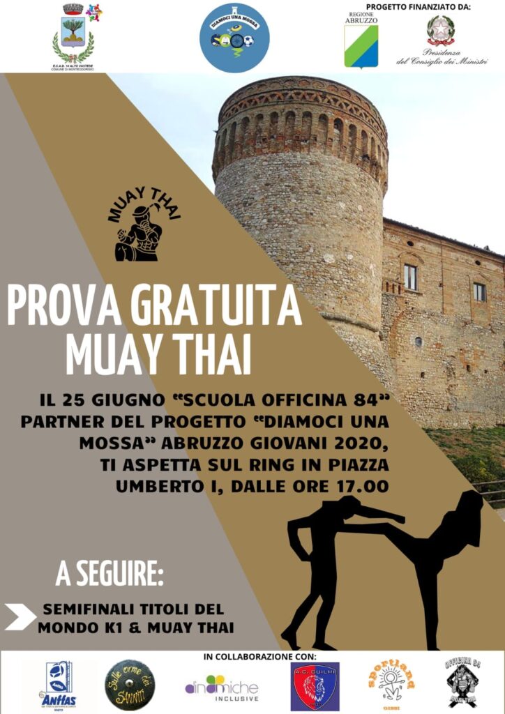 Domani tutti sul ring per una prova gratuita di Muay Thai 2 boxe 1