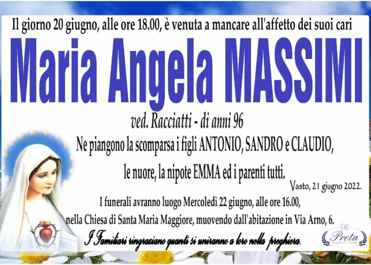 maria angela massimini preta