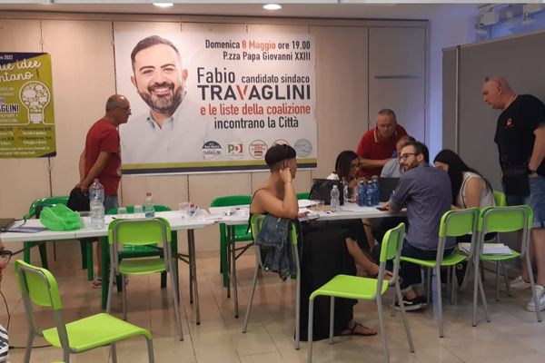 LO SPOGLIO A SAN SALVO - GALLERY E VIDEO - VERSO IL BALLOTTAGGIO 5 travaglini comitato2022 600