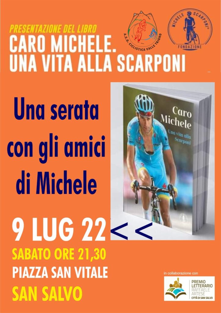 "Caro Michele. Una vita alla Scarponi", la presentazione del libro domani a San Salvo 2 Scarponi Locandina