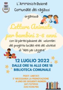 lettura per bimbi 12 luglio