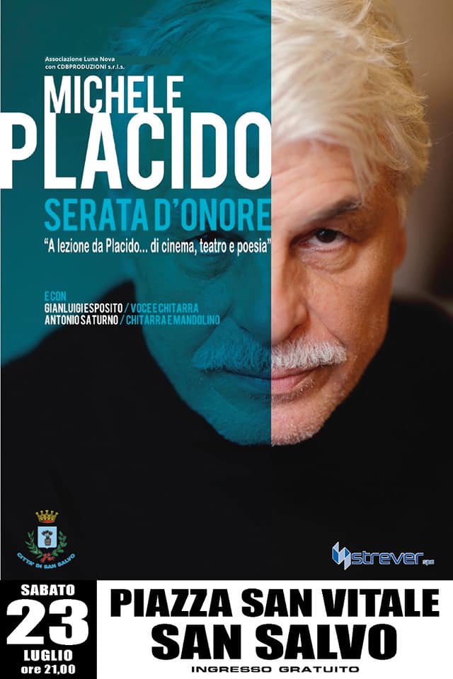 Lezioni di cinema, teatro e poesia con Michele Placido a San Salvo 2 michele placido