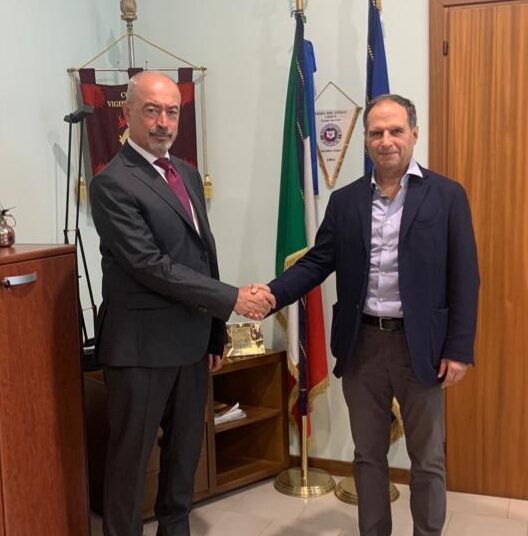 Da sinistra, Massimo Barboni e Davide Martella