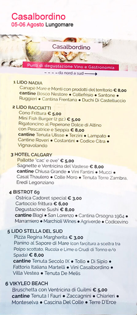 Tutto pronto a Casalbordino per l'evento “Cerasuolo a mare” 2 casalbordino vino2022