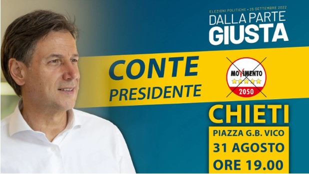 Conte a Chieti e Meloni a Pescara, stasera sfida politica in due piazze abruzzesi 2 conte