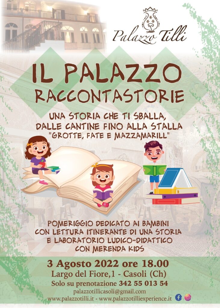 Casoli ospita l'evento "Il Palazzo Raccontastorie" 2 palazzoraccontastorie2022