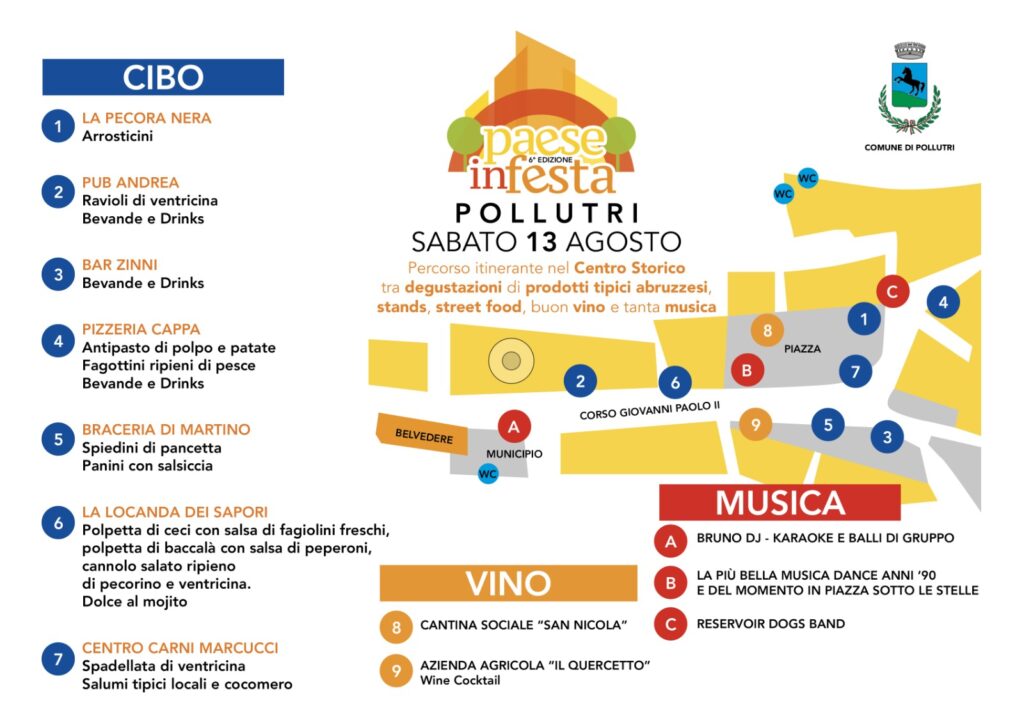 Al via a Pollutri "Paese in festa-Musica &...", tra prodotti tipici e brani anni '90 3 pollutri1