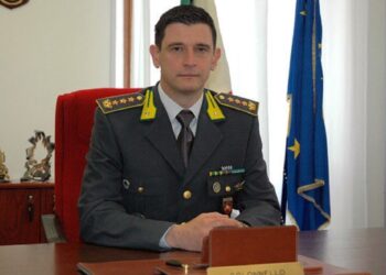 Michele Iadarola, colonnello del comando provinciale della guardia di finanza di Chieti
