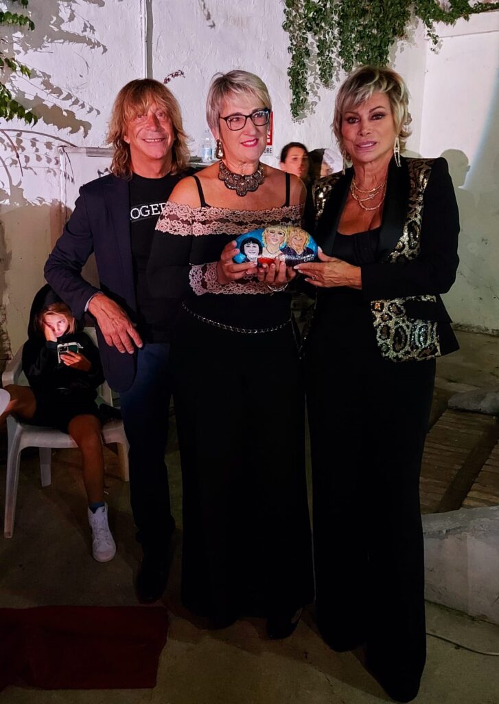 Carmen Russo e Enzo Paolo Turchi omaggiati da Cinzia Corti - Gallery 3 silvia enzo paolo