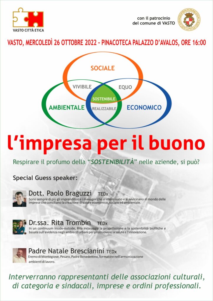 Vasto, convegno sulla sostenibilità nelle aziende 2 convegno 26 ottobre