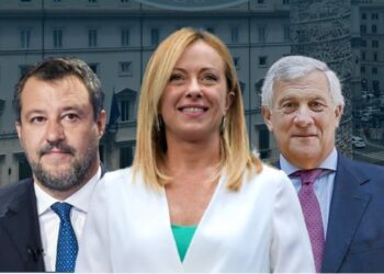 Il premier Meloni e i due vice Salvini e Tajani