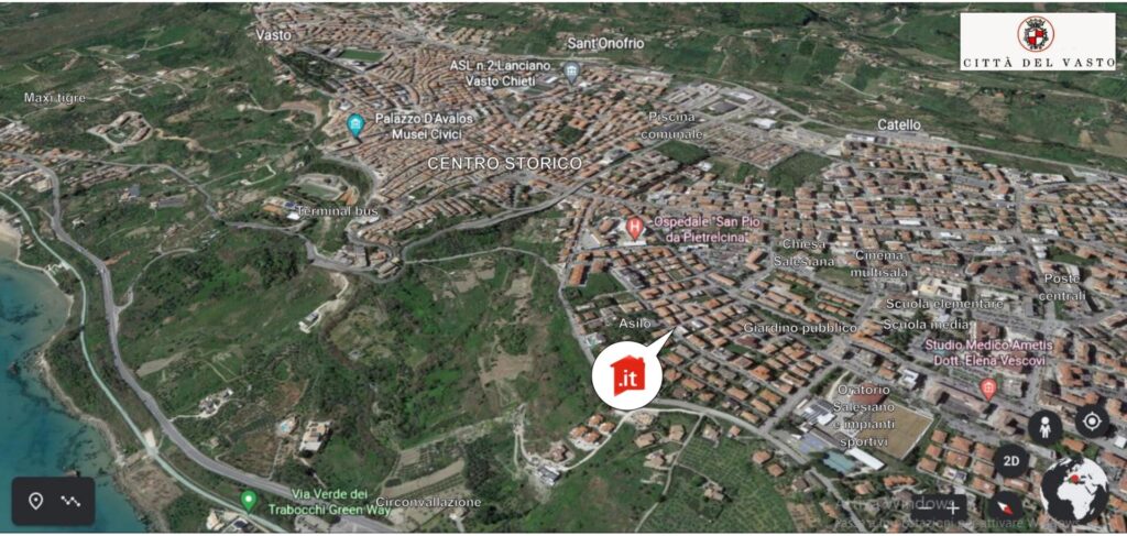 Vendesi casa in palazzina ristrutturata, zona Salesiani 33 Salesiani Ciccarone GoogleEarth page 0001