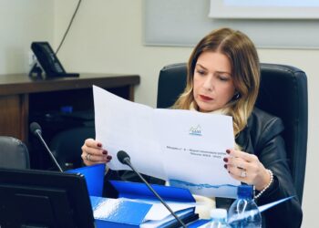 Sara Marcozzi, presidente della commissione d'Inchiesta sull'emergenza idrica