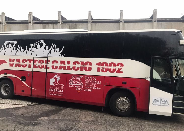 Il pullman della squadra
