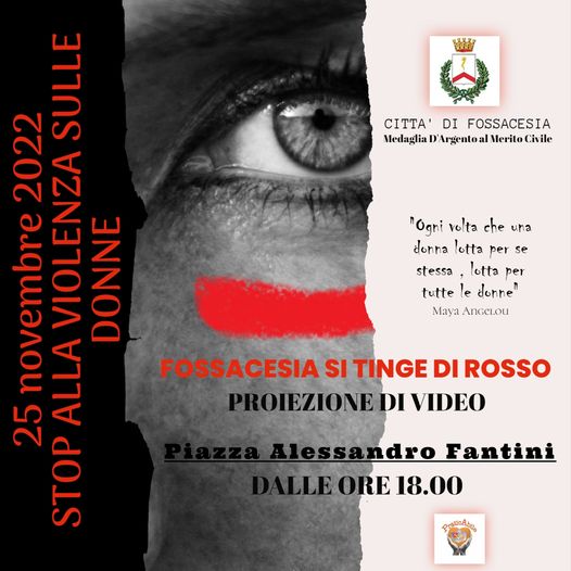 Fossacesia, la scuola primaria del "P. D. Pollidori" si tinge di rosso per la Giornata internazionale contro la violenza sulle donne 2 fossa