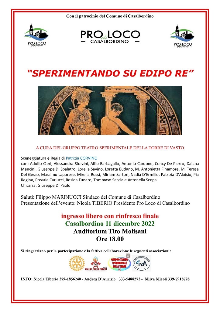 A Casalbordino in scena domani il teatro classico dell'antica Grecia 3 casalbordino 1 1