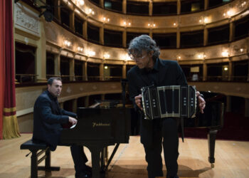 Il fisarmonicista Cesare Chiacchiaretta  e il pianista Marco Colacioppo