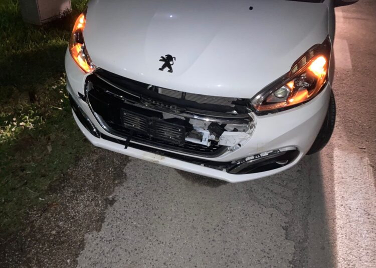 L'automobile incidentata