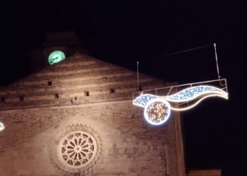 Le luminarie in Corso De Parma