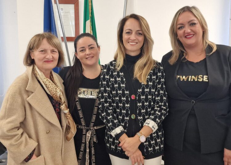Da sinistra, Maria Travaglini, Carla Esposito, Emanuela De Nicolis ed Elisa Marinelli