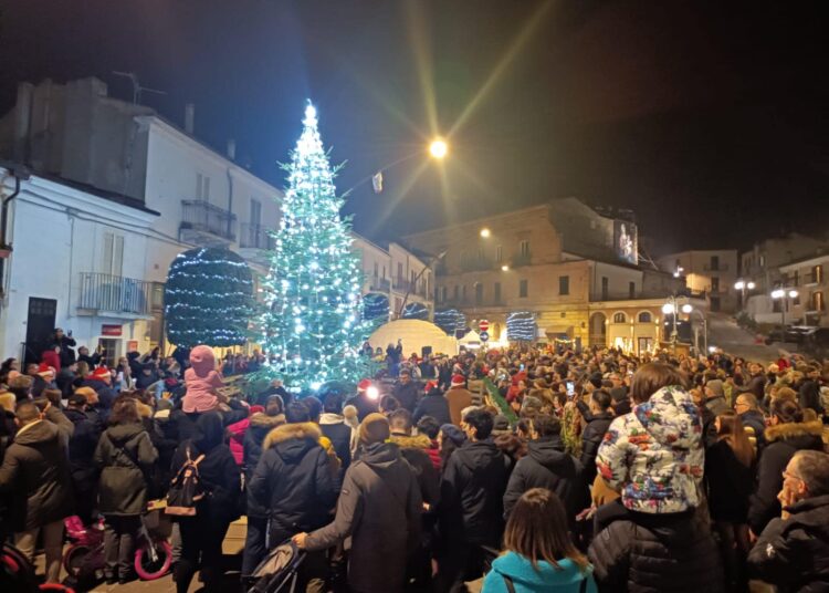 Piazza Garibaldi di Atessa - Foto d'archivio