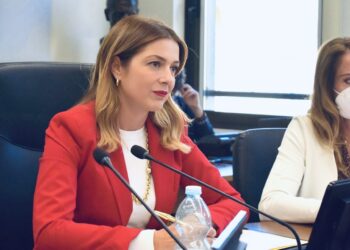 Sara Marcozzi, consigliere regionale e presidente della commissione Emergenza idrica