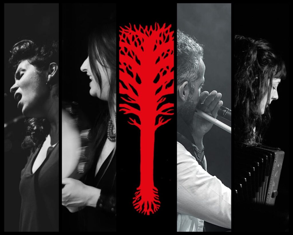 7 Alberi Sonori ensamble BN particolare logo