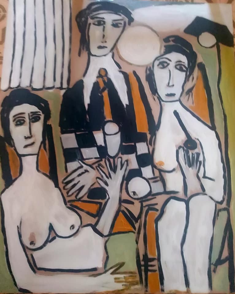 Tele e tavole, disegno e pittura: l'arte di Umberto Di Cicco - VIDEO 1 73409293 10159083495238496 3546691380656996352 n