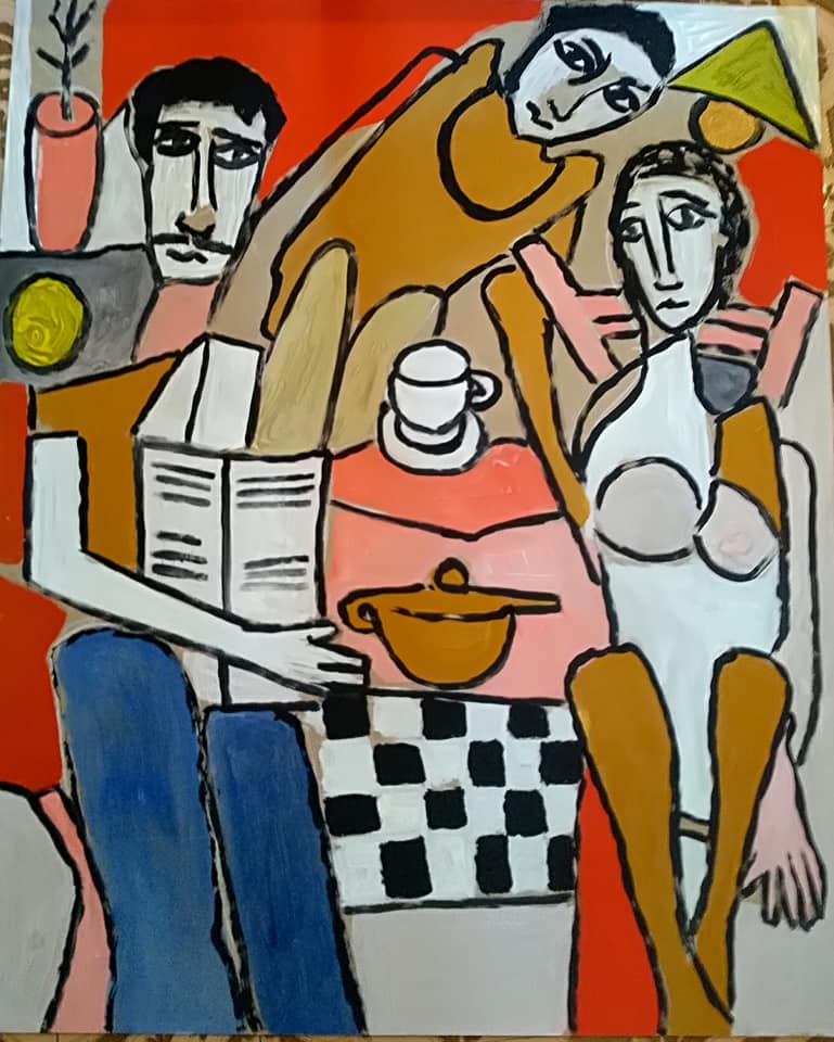 Tele e tavole, disegno e pittura: l'arte di Umberto Di Cicco - VIDEO 5 78194663 10159083493763496 7685233111583424512 n