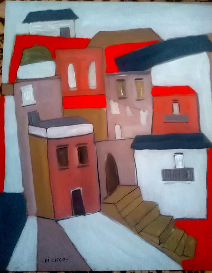 Tele e tavole, disegno e pittura: l'arte di Umberto Di Cicco - VIDEO 9 78652314 10159083494958496 4250230422723624960 n