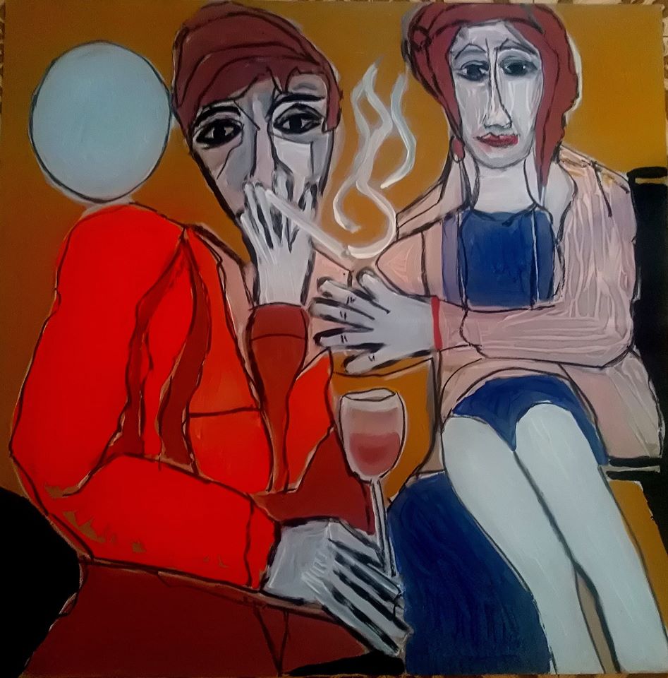 Tele e tavole, disegno e pittura: l'arte di Umberto Di Cicco - VIDEO 16 89912400 10159459959498496 5847679212810403840 o
