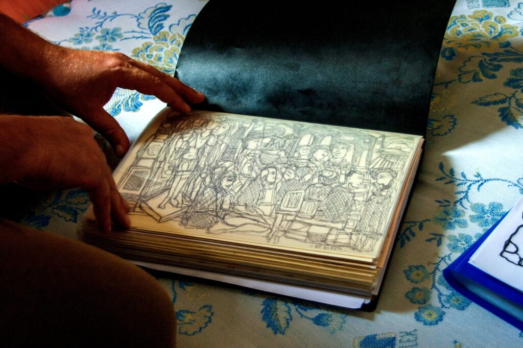 Tele e tavole, disegno e pittura: l'arte di Umberto Di Cicco - VIDEO 20 WhatsApp Image 2023 02 14 at 16.25.271