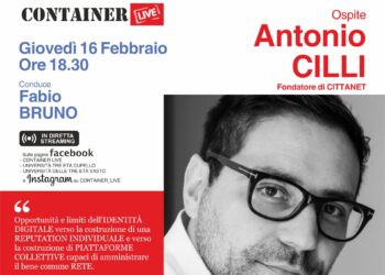 La locandina dell'evento con Antonio Cilli