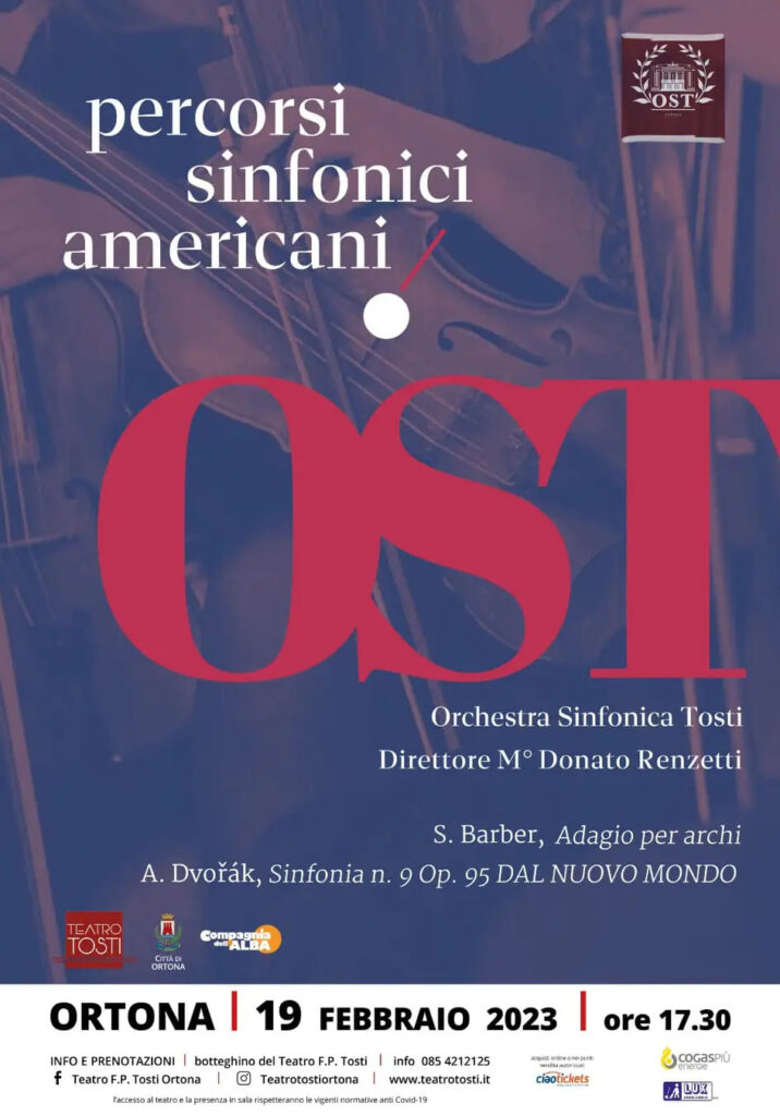 Ortona, domani al Teatro Tosti il concerto "Percorsi Sinfonici Americani" 2 immagine 1 2