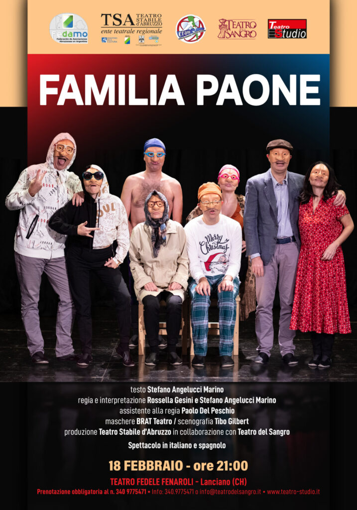 Il 18 febbraio al Fenaroli di Lanciano va in scena "Familia Paone" 2 immagine 8