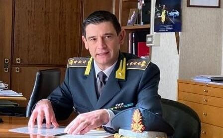 Il colonnello Michele Iadarola, a capo del comando provinciale delle guardia di finanza