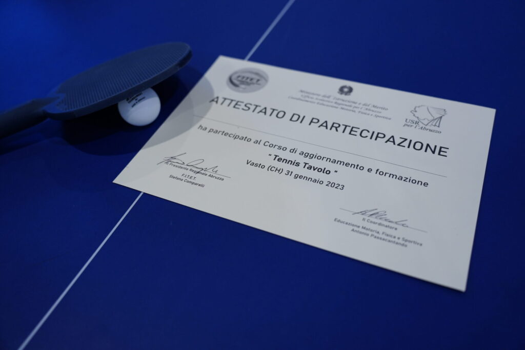 Corso di formazione di tennistavolo per docenti di motoria - Gallery 8 scuola6