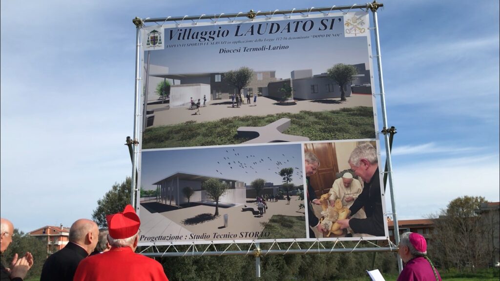 Villaggio Laudato Si'. Oggi la prima pietra - Gallery 7 Benedizione posa prima pietra villaggio Laudato Si Termoli 19