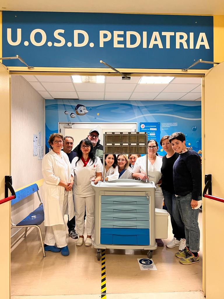 Donazione al reparto Pediatria dell'ospedale di Vasto 2 donazione pediatria Vasto