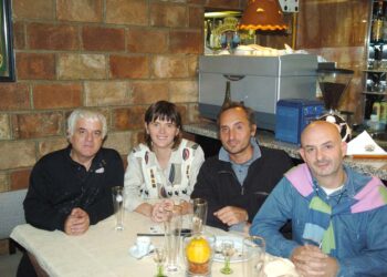 Da sinistra, Arnolfo Paolucci, Rossana Pagliaroli, Andrea Mori e Rossano Orlando