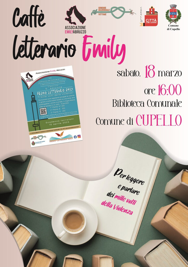 A Cupello il 18 marzo il Caffè Letterario Emily 2 immagine 15
