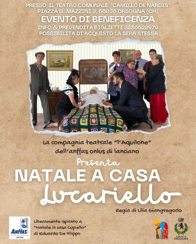 I ragazzi della compagnia "L'Aquilone" dell'Anffas Lanciano al teatro di Orsogna 2 immagine