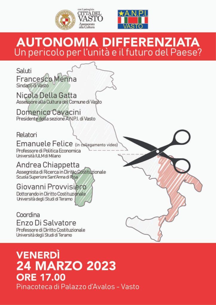 locandina autonomia differernziata