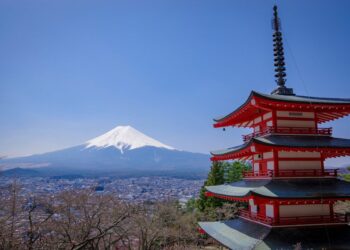 panorama del Monte Fuji