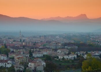 Panoramica della città di Sulmona