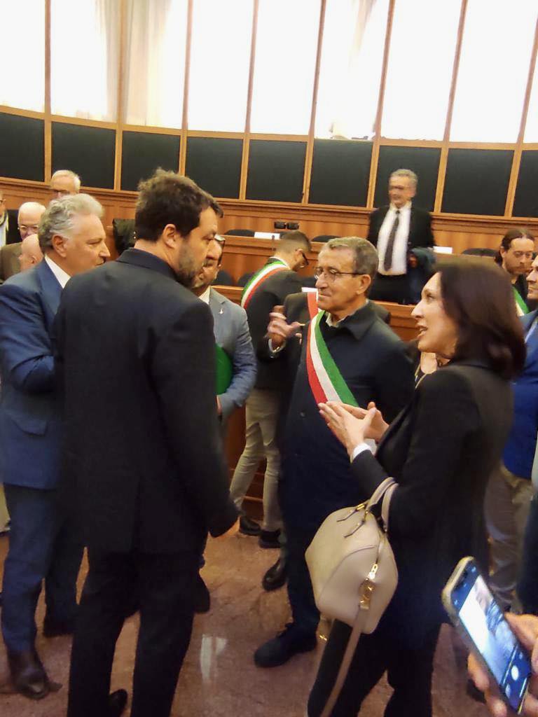 2023 04 19 Bocchino incontro con Salvini su Trignina 1