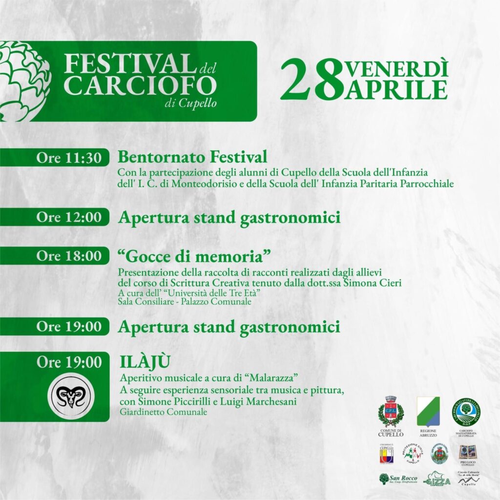 Serie di eventi per il Festival del carciofo di Cupello 3 Image 1